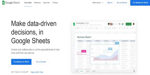 Google Sheets is a budget-friendly way to create and manage schedules.