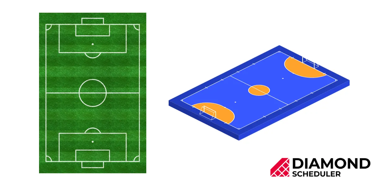 サッカー 販売 コート 作り方