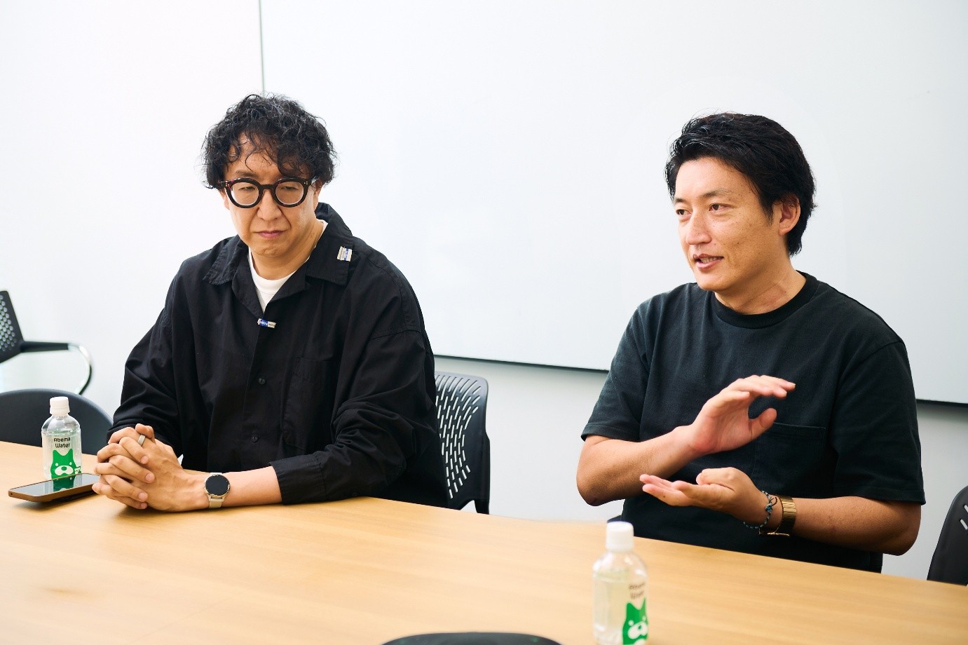 左から南坊、北尾氏