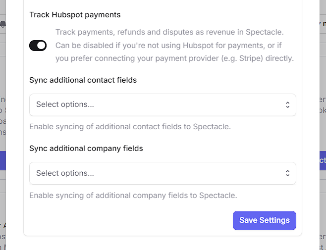 Hubspot additional fields + hubspot payments