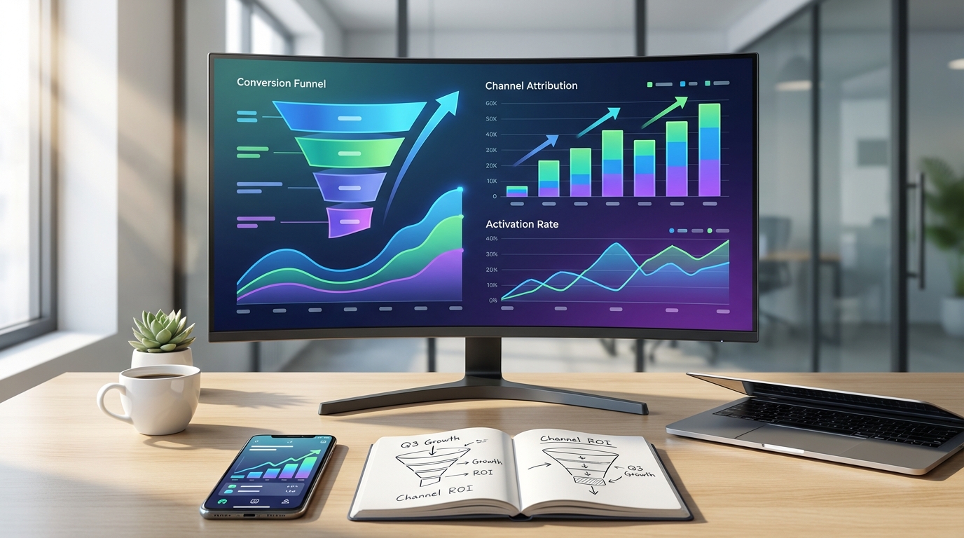 customer journey growth dashboard