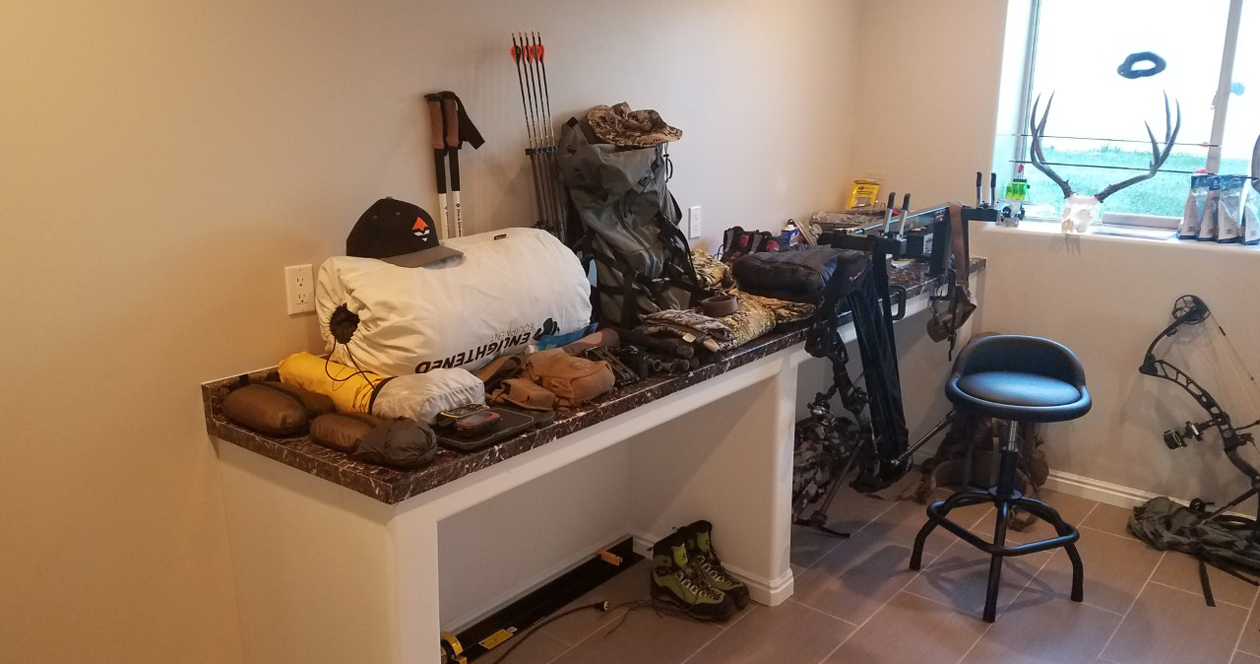 Trail Kreitzer's 2017 backcountry bowhunting gear list for elk