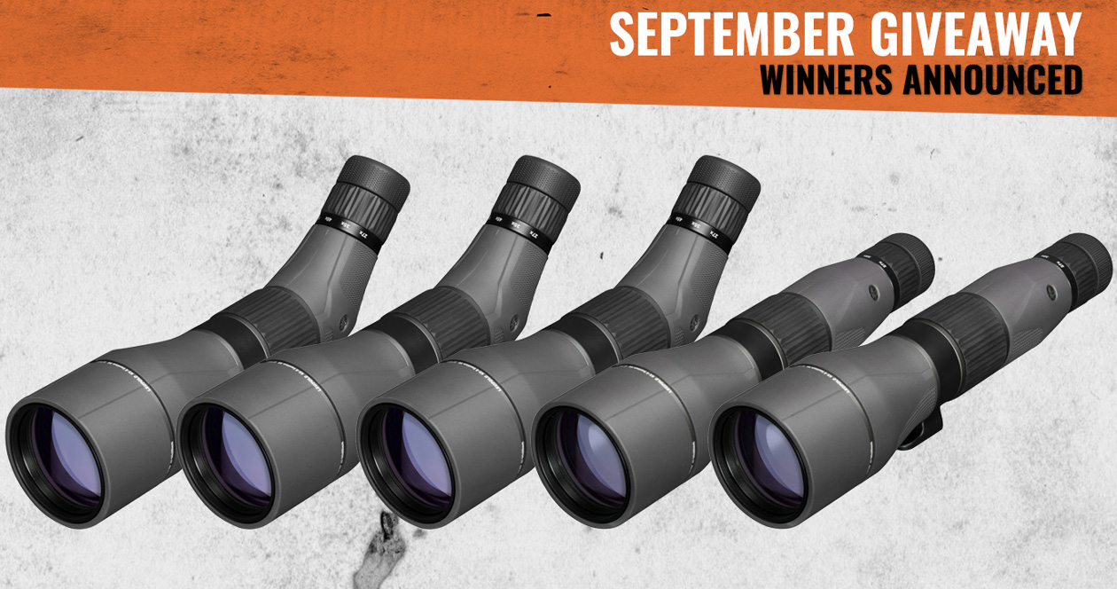 Leupold SX5 Santiam HD Spotting Scope winners announced! // GOHUNT