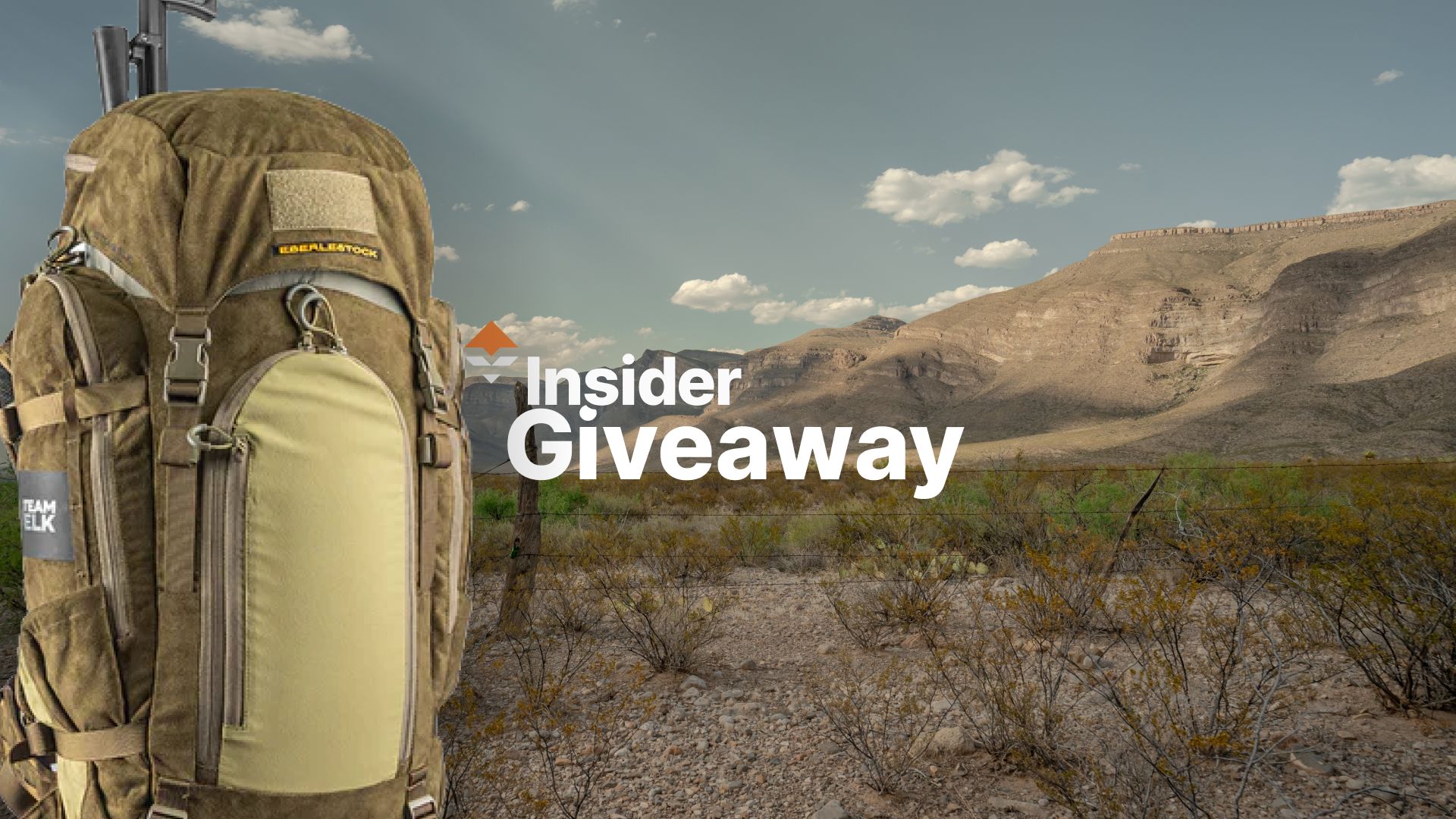 September Backpack Five Insiders will win an Eberlestock Team Elk backpack in our ...