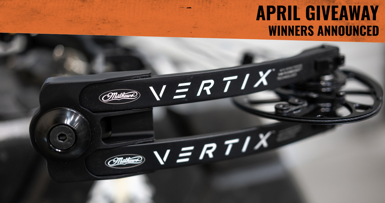 April Giveaway Winners Announced: 5 People Just Won A Mathews VERTIX ...