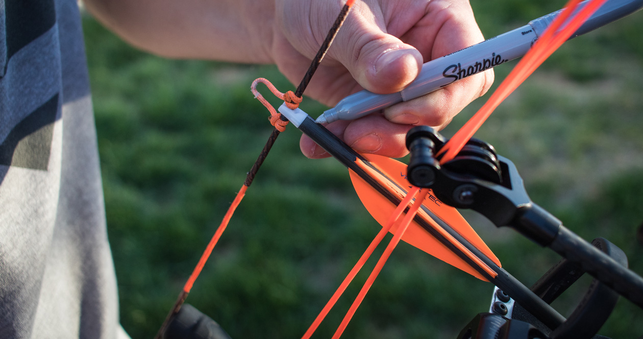 How to nock tune your hunting arrows for perfect arrow flight // GOHUNT