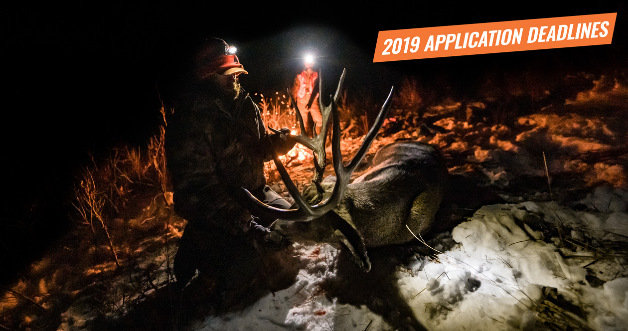 2019 Western Big Game Hunting Application Deadlines // GOHUNT. The
