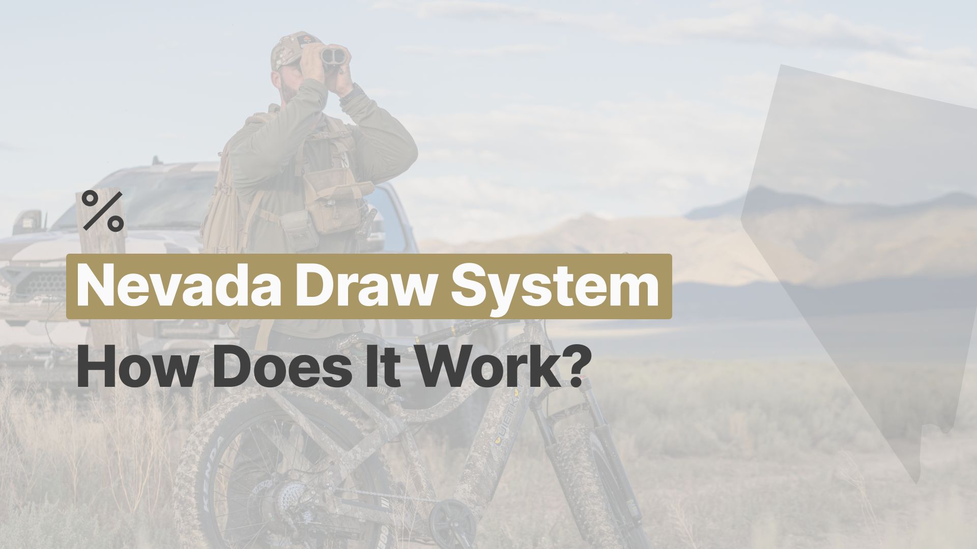 How does the Nevada draw system work for hunts, and hunting