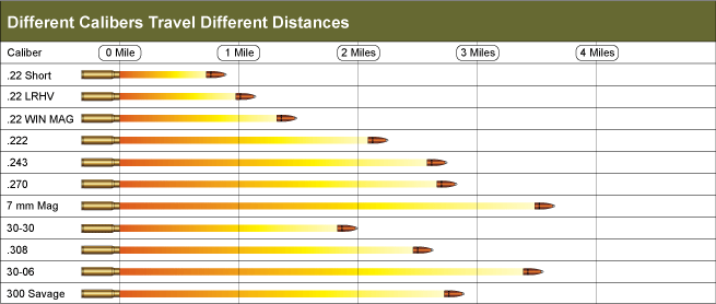 The distance bullets travel // GOHUNT. The Hunting Company