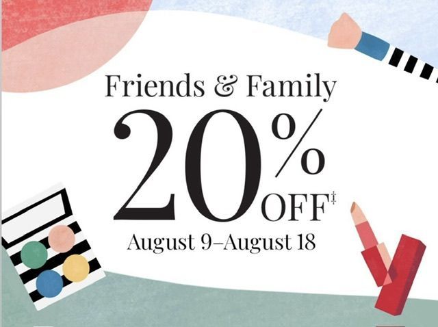 sephora september Friends & Family Sale