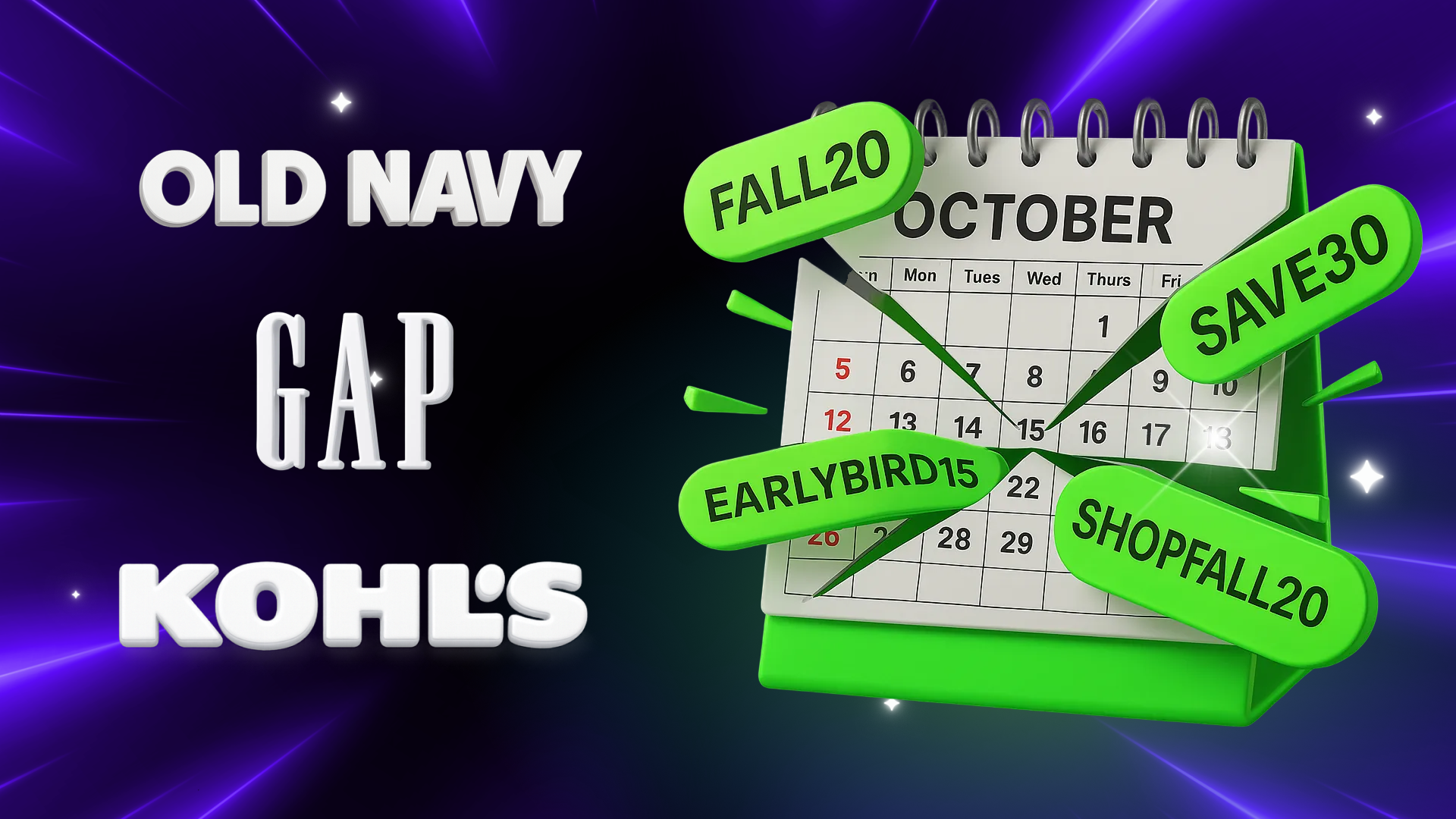 Old Navy vs Kohl's vs GAP analysis: Which brand offers the best promo codes?