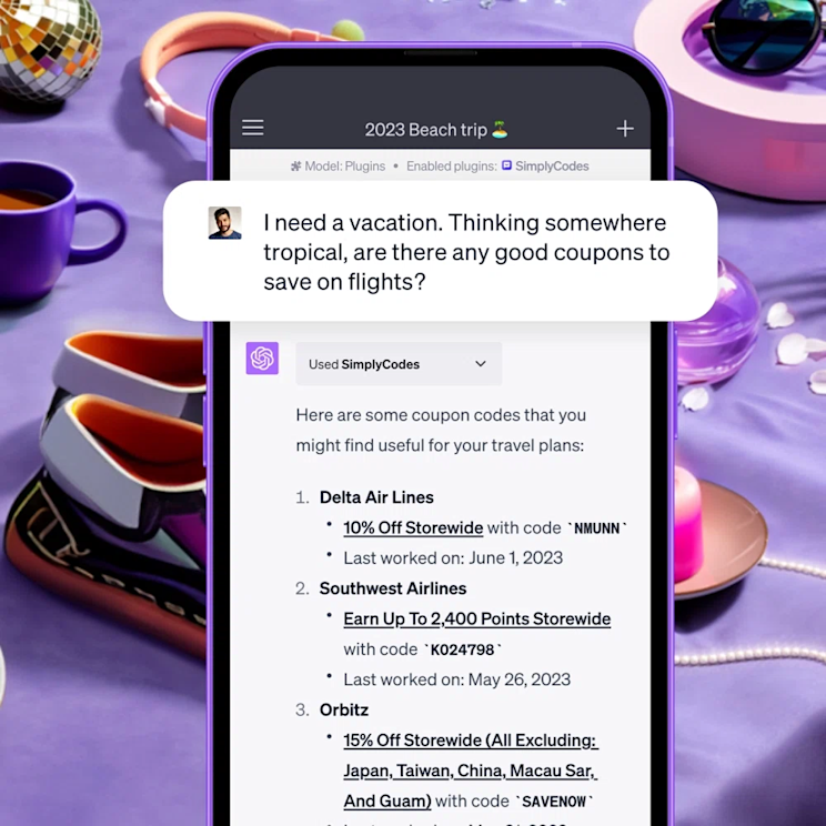 SimplyCodes Launches AI Plugin for ChatGPT to Provide Real-Time Discount and Shopping Assistance