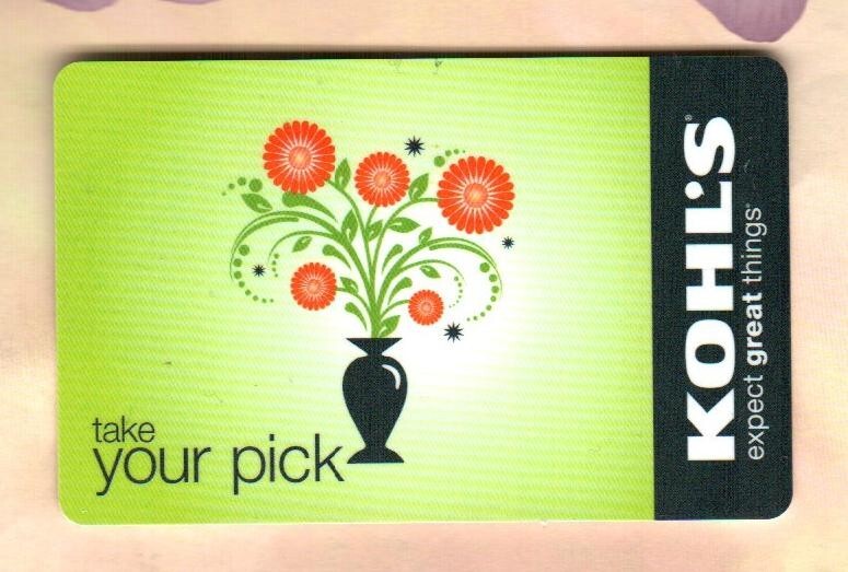 Kohls Spring gift card