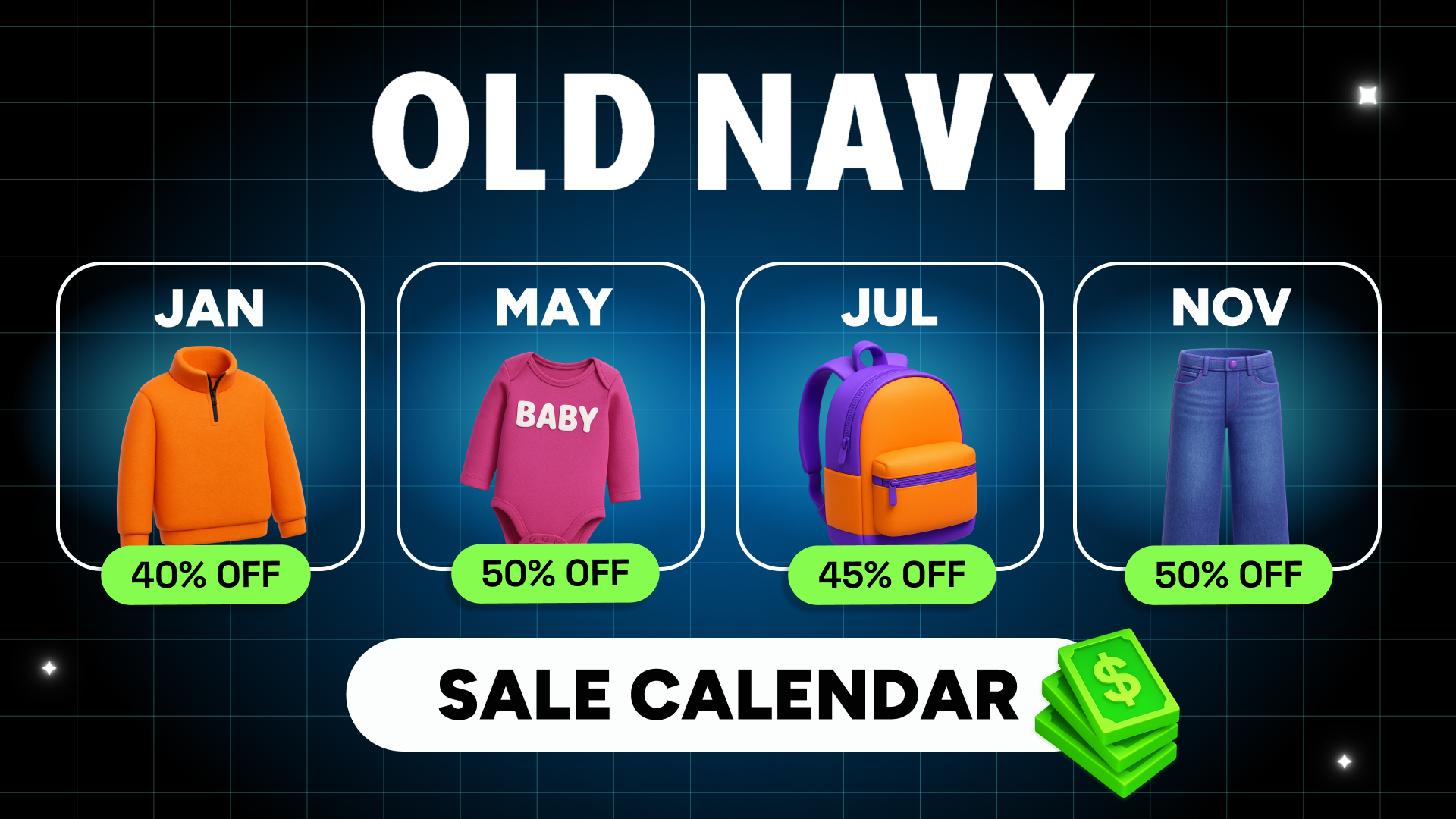 Old Navy sale calendar 2025: When to shop for maximum family savings