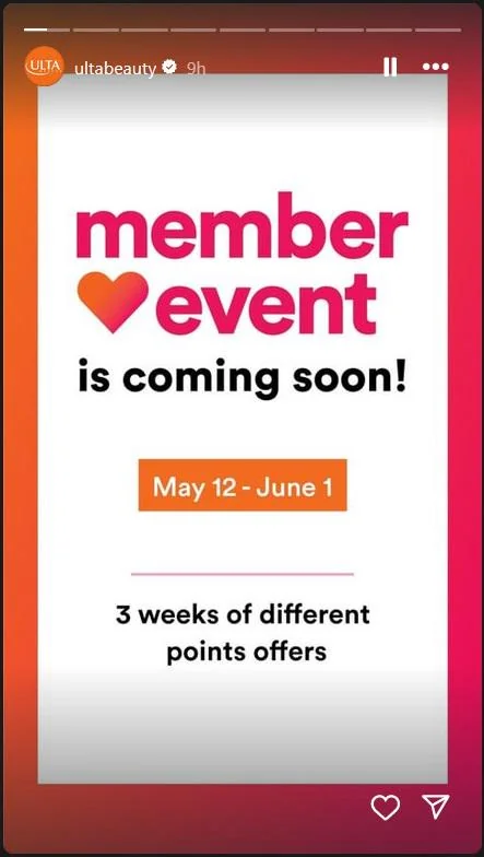 Ulta member event