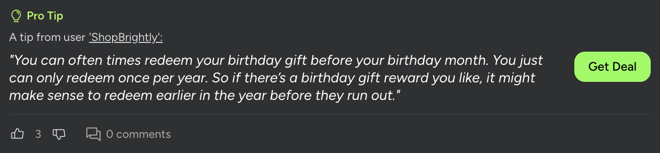 Time your purchases savings tip for SimplyCodes
