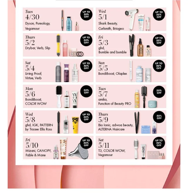 sephora Oh Hair Yeah! Spring Sale