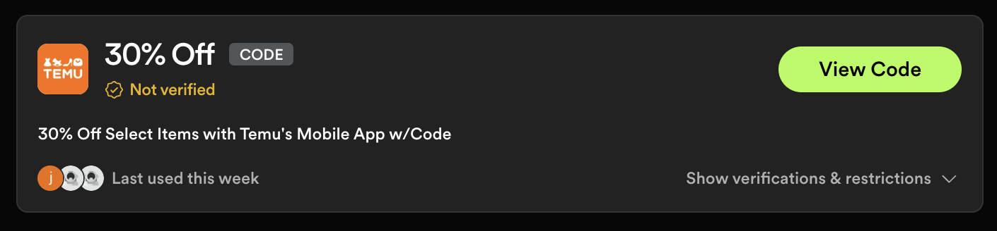 Unverified code