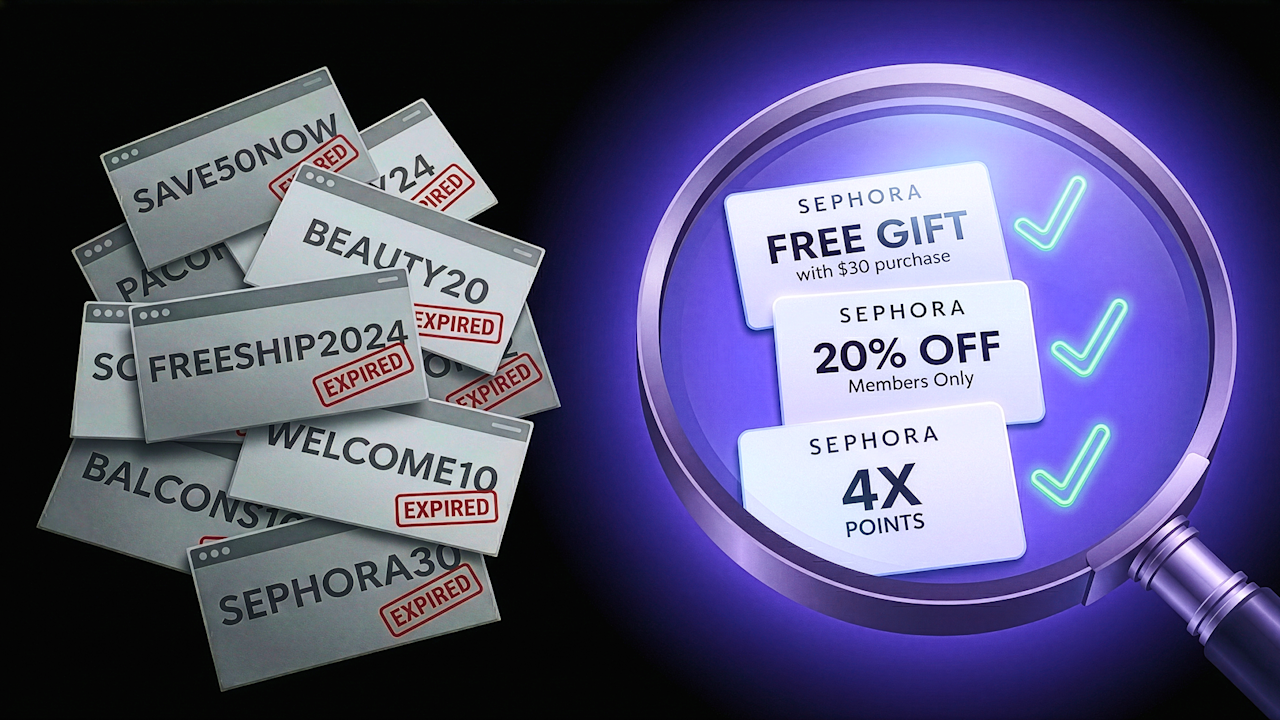 Which Sephora promo codes actually work? We tested 266 discounts 