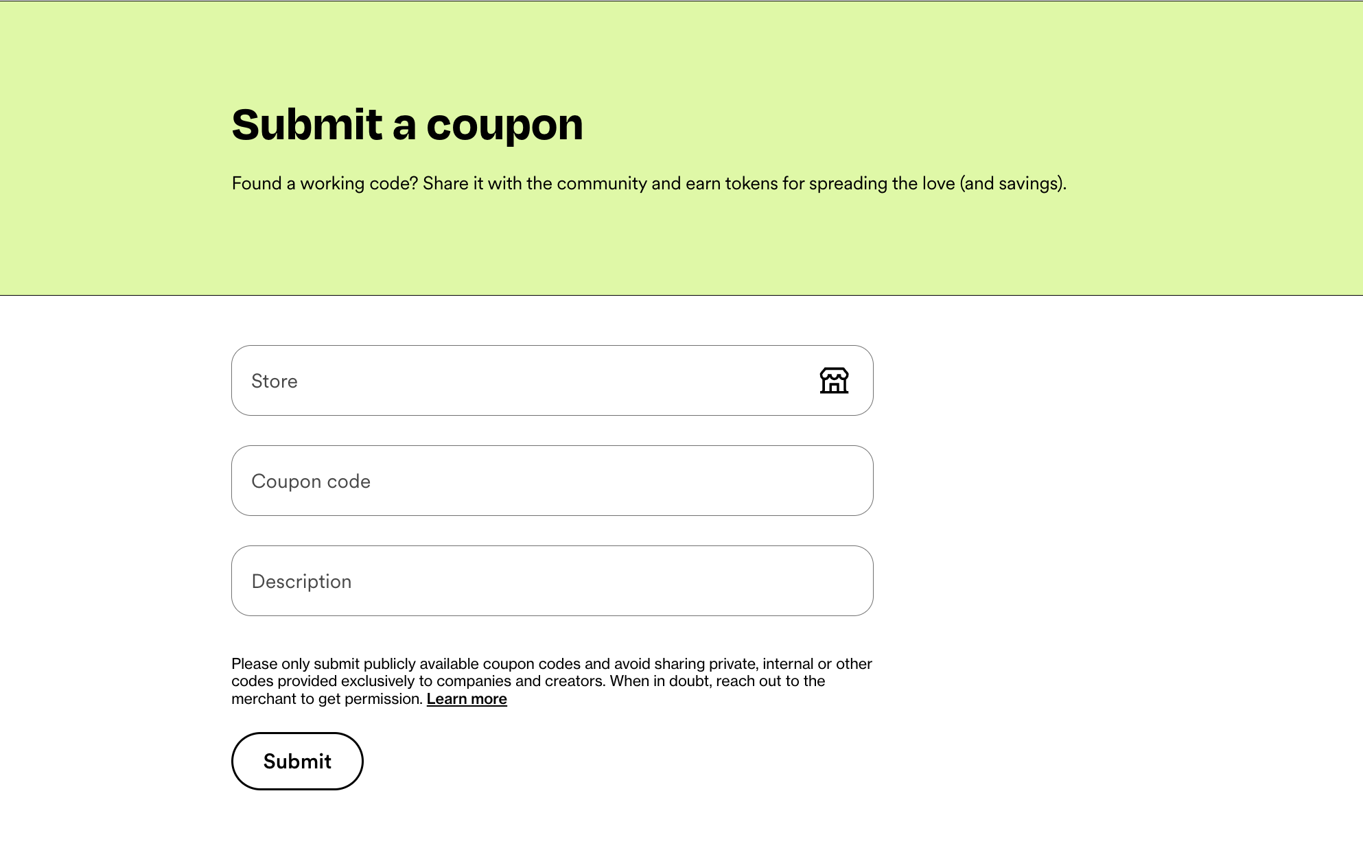 Submit a coupon on SimplyCodes