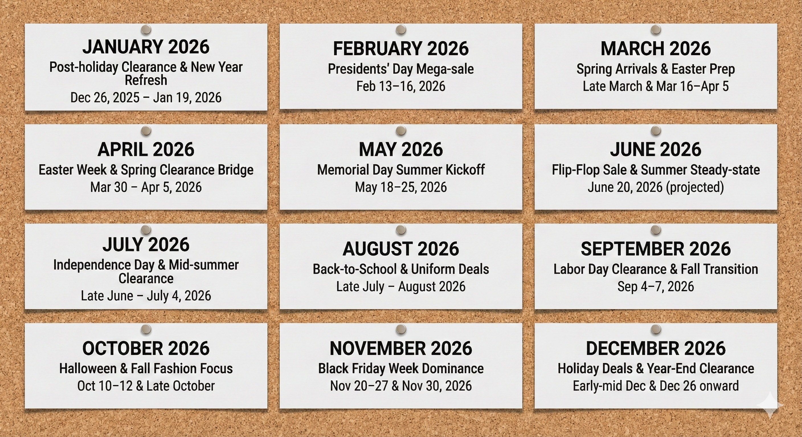 Old Navy 2026 sale calendar: Complete forecast by month