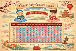  Calendar Baby Gender 2026 Guide:  Cultural Origin
