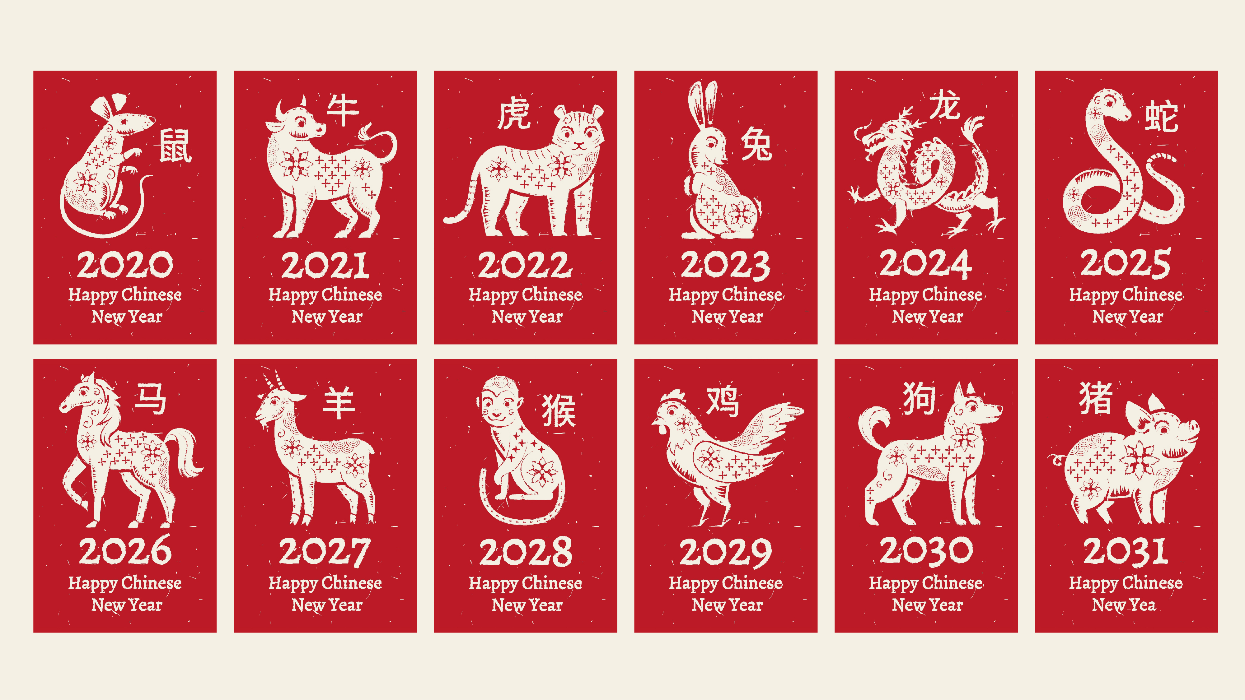 The Chinese New Year Animals and 12 Zodiac Sign Story for Kids