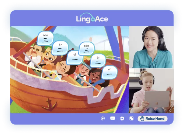 Cours d'anglais en ligne pour les enfants de 4 à 11 ans - LingoAce