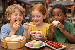 Dim Sum in Chinese (2026): Menu Decoder for 35 Kid-Friendly Orders