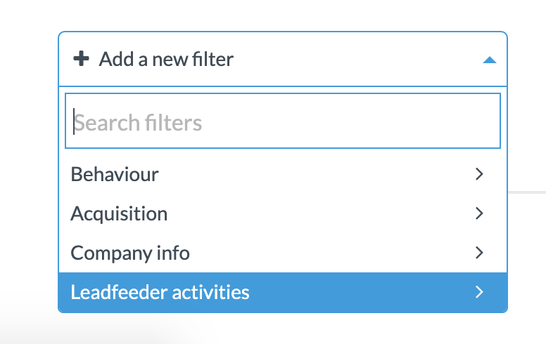 lead source new filter