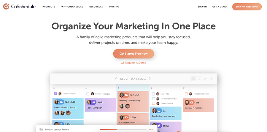 Marketing Automation Tools CoSchedule