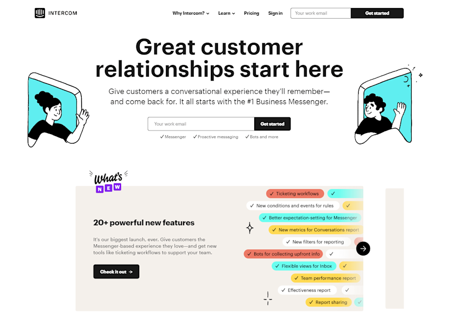 intercom home page
