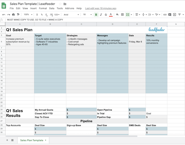 Weekly Sales Planning Template from images.ctfassets.net