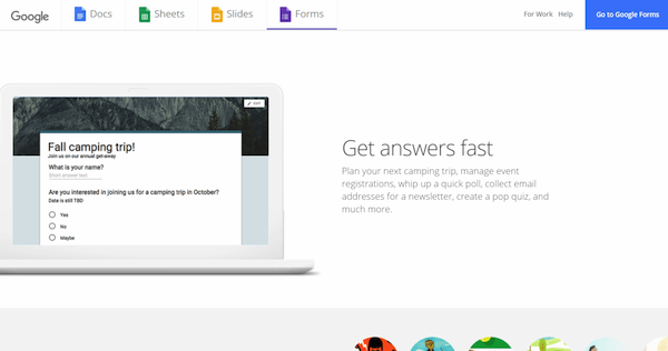 Google forms as a lead generation tool