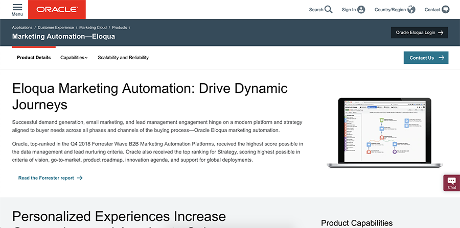 Marketing Automation Tools Eloqua