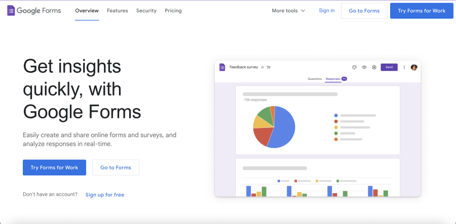 Lead generation tool, Google Forms