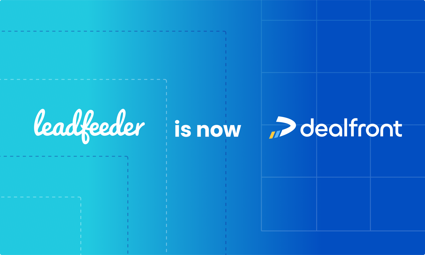 Welcome to Our New Brand: Leadfeeder is Now Dealfront