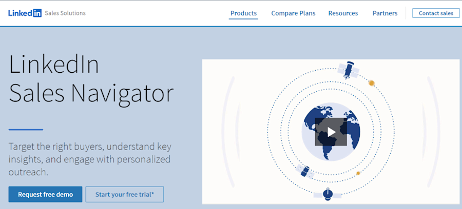 B2B marketing example LinkedIn Sales Navigator