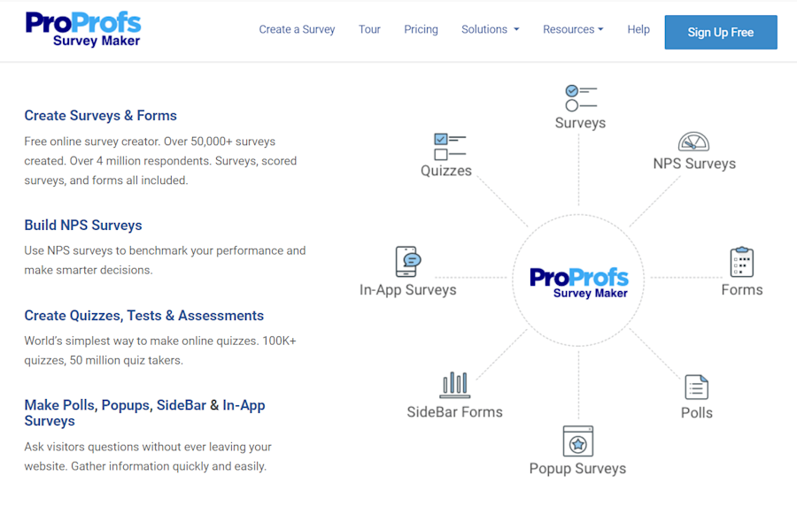 proprofs home page