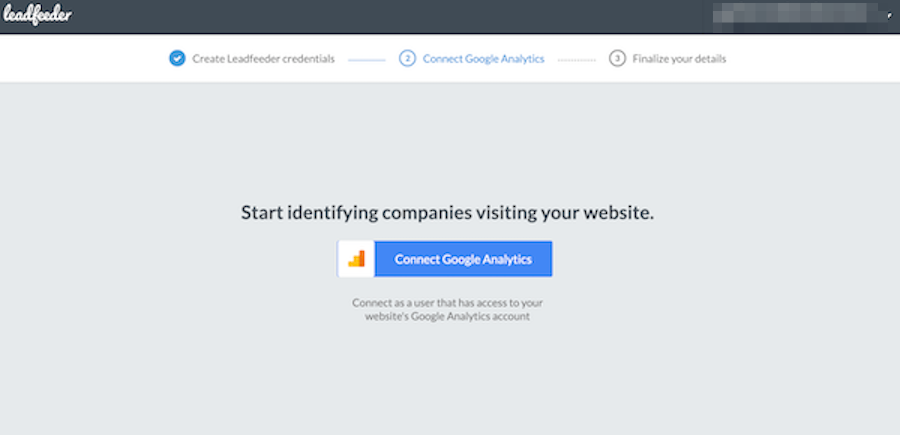 Google Analytics leadfeeder 900by435 verbinden