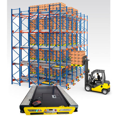 Shuttle racking system