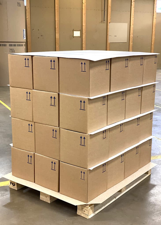 Container Loading with Slip Sheets