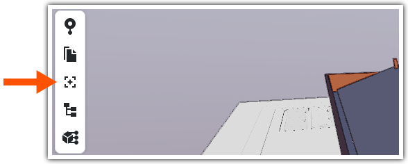 In the Model Manager, the left toolbar in the Model Viewer is a persistent, vertical toolbar that puts navigation and frequently used design coordination tools at your fingertips. 