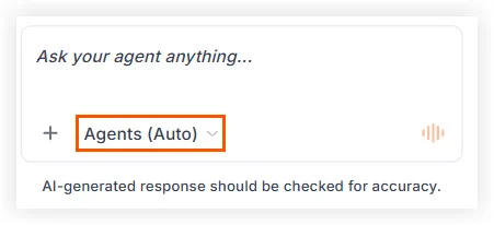 How to put Procore AI and Datagrid's AI into Auto mode. This is also where you click to pin (select) a specialized Agent. 