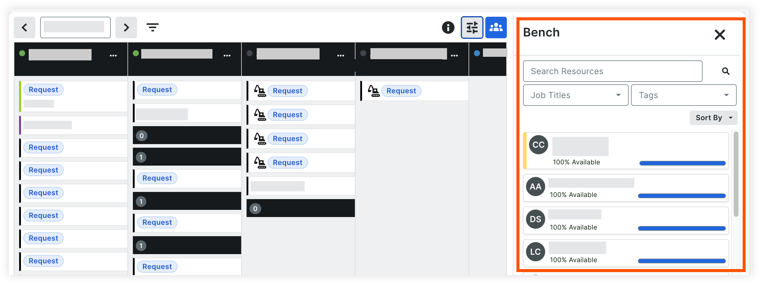 Resource Bench - Beta