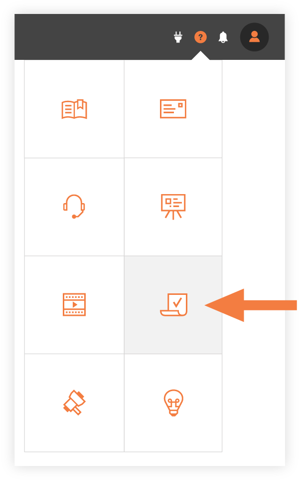 Help Menu Certification
