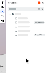 This image shows the Viewpoints window in the Model Manager tool's viewer.