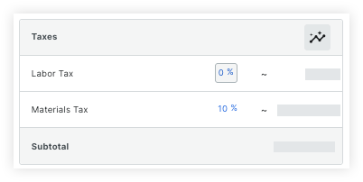 Estimating Tax Box