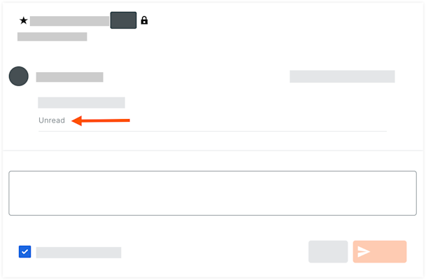 Resource Planning - Unread Message