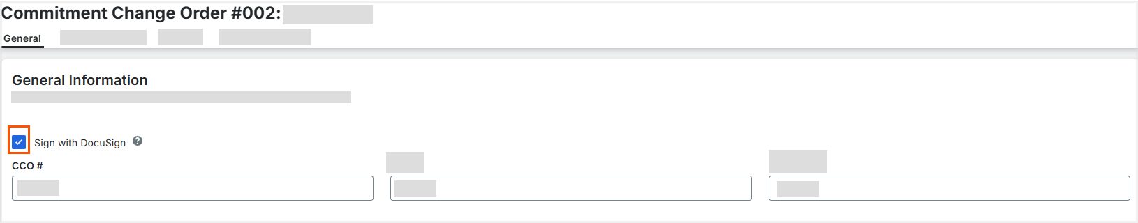 Cco Sign With Docusign Checkbox